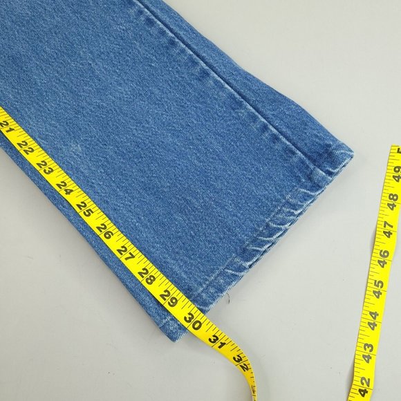 VTG Levis 517 Jeans Men 34x30 Mea 32x30 Bootcut Orange Tab No Care Tag 60s 70s - Picture 5 of 10